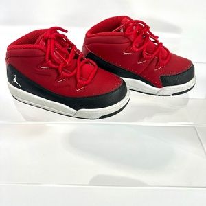 Red Nike Jordans (little boys)